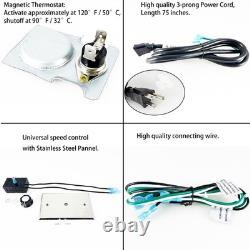 Parts DN106 Replacement Fireplace Blower Fan Kit GZ550 for Continental Napoleon