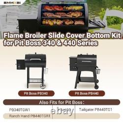 Pellet Grill Flame Broiler Slide Cover Replacement Kit for Pit Boss 340 440