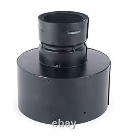 Pellet Stove Chimney Adapter Double-Wall Air-Insulated 6 Inch Stainless Steel