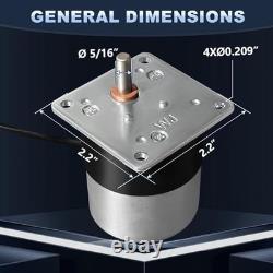 Pellet Stove Feed Motor Replacement for SRV7000-670, Compatible with Pelpro & Pl