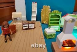 Playmobil Furniture, Grill Fireplace & Replacement Parts Lot of 13