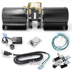 Pre Wired Fireplace Blower Fan Kit Replacement Wood Stove Insert Part