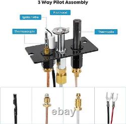 Propane Gas Pilot Assembly Replacement Part for HHT, Majestic, Monessen, Temc