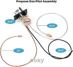 Propane Gas Pilot Assembly Replacement Part for HHT, Majestic, Monessen, Temc