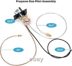 Propane Gas Pilot Assembly Replacement Part for HHT, Majestic, Monessen, Temco