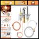 Propane Gas Pilot Assembly Replacement For Heat N Glo Fireplaces Thermopile, T