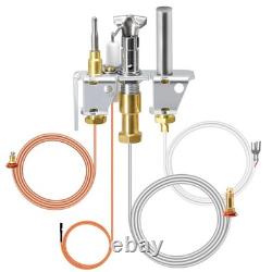 Propane Gas Pilot Assembly Replacement for Heat N Glo Fireplaces Thermopile, T