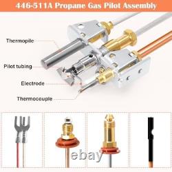 Propane Gas Pilot Assembly Replacement for Heat N Glo Fireplaces Thermopile, T