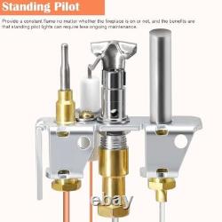 Propane Gas Pilot Assembly Replacement for Heat N Glo Fireplaces Thermopile, T