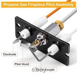 Propane Gas Pilot Assembly for Heat-N-Glo, Quadra-Fire, LP Fireplace Parts, Ther