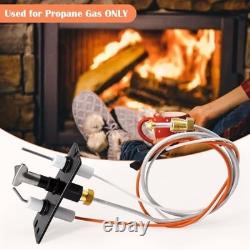 Propane Gas Pilot Assembly for Heatilator ND4236I, Heat N Glo SL-550TRS, Quadra