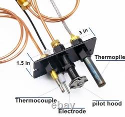 Propane Natural Gas Pilot Assembly Replacement for 10002265 10002264, Easy Insta
