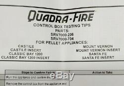 Quadra-Fire Control Box Circuit Board Castile, Santa Fe, 1200,1200i, SRV7000-704
