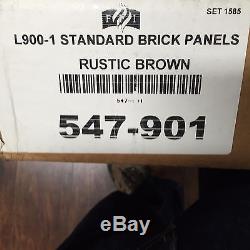 Regency L-900 NG1 Fireplace Direct-Vent Rustic Brown Brick Panels Set # 547-901