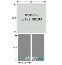 Replacement Baffle Board & Blanket Kit for US Stove, Ashley, Vogelzang 3200E, TR
