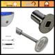 Replacement Flange & Key Set For Fireplaces Pewter Finish, Durable & Easy Inst