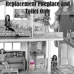 Replacement Parts for Barbie Dreamhouse FHY73 Replacement Fireplace-Bookc
