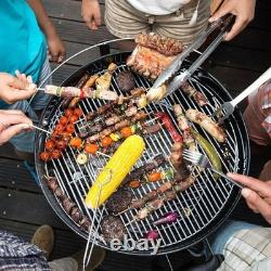 Round 17 Cast Iron Fire Grate Charcoal Grates Bottom Plate Replacement Parts