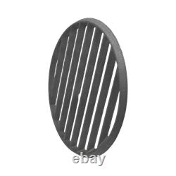 Round Fireplace Fire Grate Cast Iron Replacement Part for Secure Log Placement