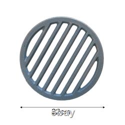 Round Fireplace Fire Grate Cast Iron Replacement Part for Secure Log Placement