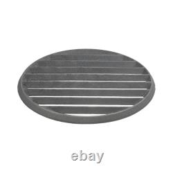 Round Fireplace Fire Grate Cast Iron Replacement Part for Secure Log Placement