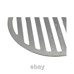 Round Fireplace Fire Grate Cast Iron Replacement Part for Secure Log Placement