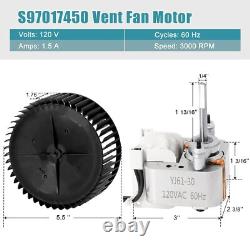 S97017450 Exhaust Fan Motor & Blower Wheel for Broan Nutone Replacement Parts US