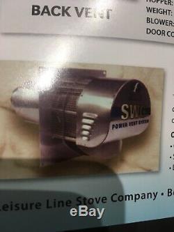 SWG Power Vent Replacement Motor Coal Stoves Hitzer/Reading/Leisure Line/Alaska