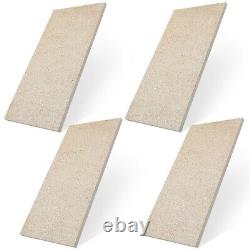 Sasylvia 4 Pcs Quadrafire Baffle Board 7.8'' X 15.7'' X 0.5 2100f FireBrick