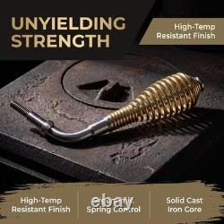 Set of 4 Fireplace Door Handle Wood Stove Latch Springs Replacement Parts
