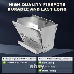 Silver Pellet Stove Firepot Replacement, High Efficiency