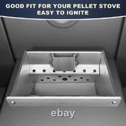 Silver Pellet Stove Firepot Replacement, High Efficiency