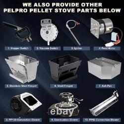 Silver Pellet Stove Firepot Replacement, High Efficiency