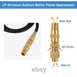 Skyflame LP Burner Connection Kit, Propane Fire Pit Replacement Parts with 1/