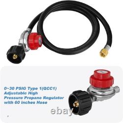 Skyflame LP Burner Connection Kit, Propane Fire Pit Replacement Parts with 1/2