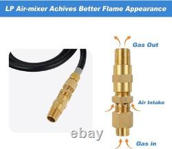 Skyflame LP Burner Connection Kit, Propane Fire Pit Replacement Parts with 1/2