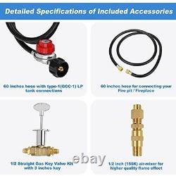 Skyflame Propane Fire Pit Burner Connection Replacement Kit