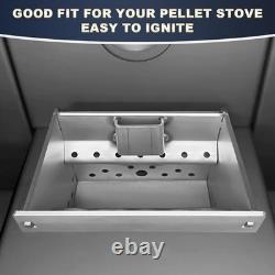 Stainless Steel Firepot for Pellet Stoves High Efficiency, Freestanding, Easy