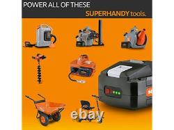 SuperHandy Lithium-Ion 48V DC 2Ah Battery Black 5 X 3.75 X 2 Inches