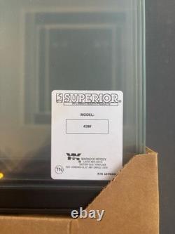 Superior 42BF 42 Black Bifold Fireplace Glass Door Replacement Part 12M03