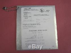 Temco Model GFD200-1N Refractory Set 74353, 74354, 74355