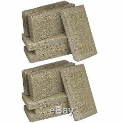 US Stove FireBrick 4.5 x 9 x 1.25 Inch Wood Stove Ceramic Fire Bricks (12 Pack)