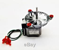 US Stove King Combustion Exhaust Fan Motor Blower 80473 + 4 3/4- PH-UNIVCOMBKIT