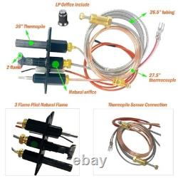 Universal Fireplace Pilot Assembly Repair Kit for Natural/LP Gas, Heat N Glo Com Universal Fireplace Pilot Assembly Repair Kit for Natural/LP Gas, Heat N Glo Com