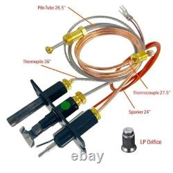 Universal Fireplace Pilot Assembly Repair Kit for Natural/LP Gas, Heat N Glo Com
