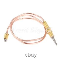 Universal Gas Thermocouple 600mm M8 Nuts Replacement Parts For Fireplaces Heater
