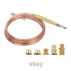 Universal Gas Thermocouple Kit 900mm Fire Pit Fireplace Heater Replacement Parts