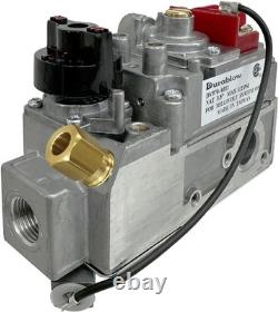 Universal NG Millivolt Gas Valve Compatible with Multiple Fireplace Brands