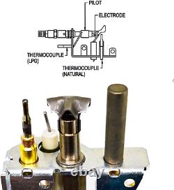 Upgrade 4021-732 Pilot Assembly for Heatilator and Heat-N-Glo Fireplace Thermopi