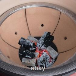 Vankey 11.5in Round Cast Iron Fire Grate Replacement Parts for Kamado Black